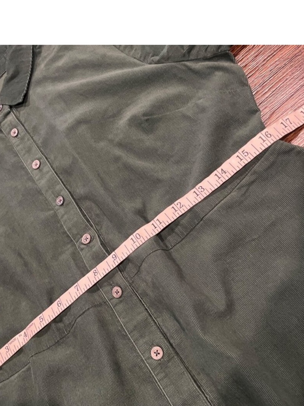 NWT J Crew Forest Green Long Sleeve Corduroy Dress 12 - Picture 10 of 14